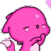 Стикер 9 Pink Random