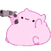 Стикер 30 Pink Random