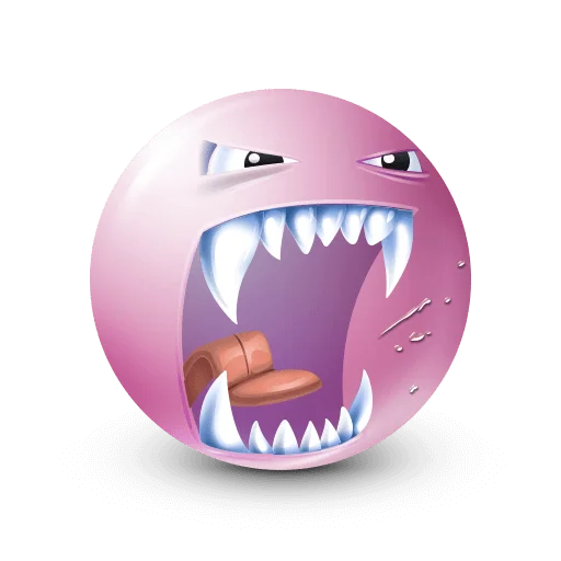 👹 Стикер «розовые» для Telegram