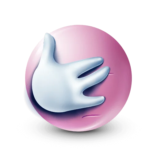 😳 Стикер «розовые» для Telegram