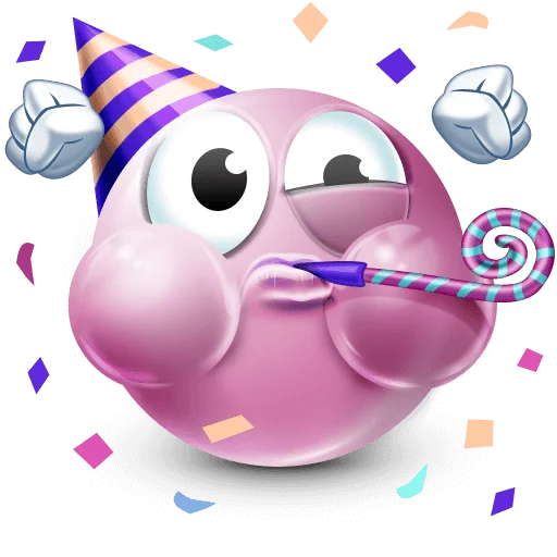 🎉 Стикер «розовые» для Telegram