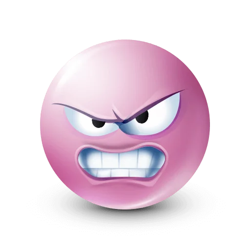 😡 Стикер «розовые» для Telegram