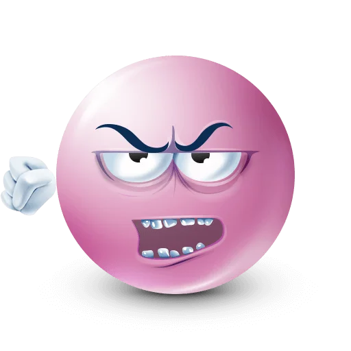 😡 Стикер «розовые» для Telegram