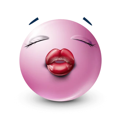 💋 Стикер «розовые» для Telegram
