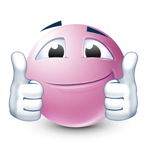 👍 Стикер «розовые» для Telegram