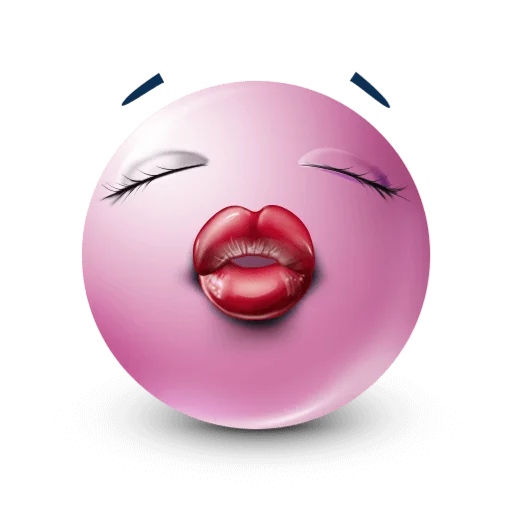 👄 Стикер «pink facebook» для Telegram