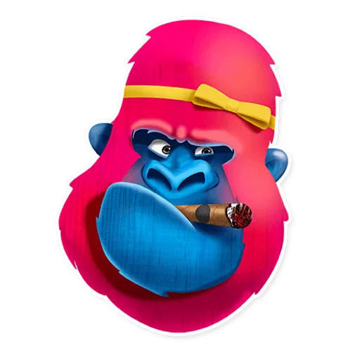☹ Стикер «Pink Gorilla» для Telegram