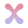 🦄 Эмодзи «Розово-синий градиентом, русские и английские» для Telegram