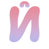 🦄 Эмодзи «Розово-синий градиентом, русские и английские» для Telegram