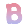🦄 Эмодзи «Розово-синий градиентом, русские и английские» для Telegram