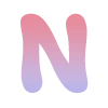 🦄 Эмодзи «Розово-синий градиентом, русские и английские» для Telegram