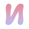 🦄 Эмодзи «Розово-синий градиентом, русские и английские» для Telegram