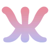 🦄 Эмодзи «Розово-синий градиентом, русские и английские» для Telegram