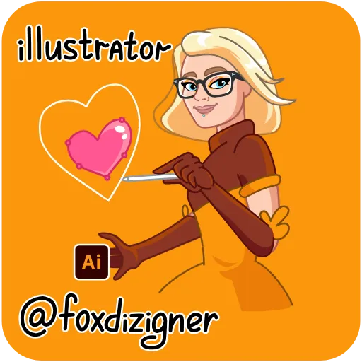 👩‍🎨 Стикер «Пинки» для Telegram