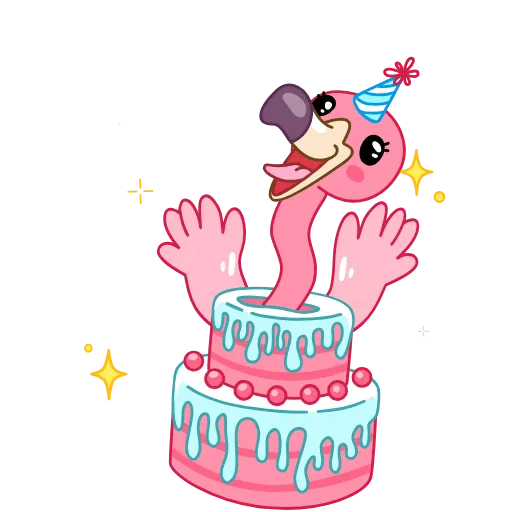 🎂 Стикер «Пинки» для Telegram