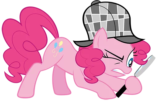 😡 Стикер «Pinki Pie Pony» для Telegram