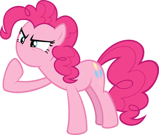😤 Стикер «Pinki Pie Pony» для Telegram