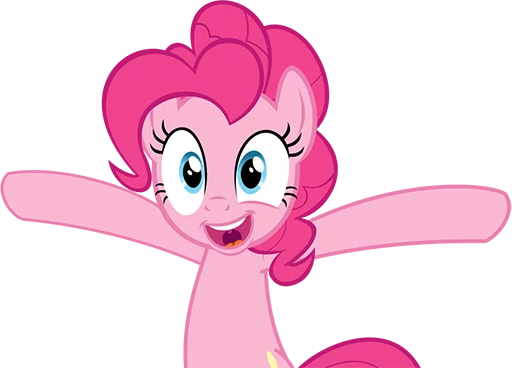 🤗 Стикер «Pinki Pie Pony» для Telegram