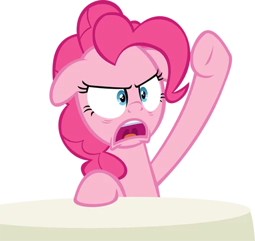 😤 Стикер «Pinki Pie Pony» для Telegram