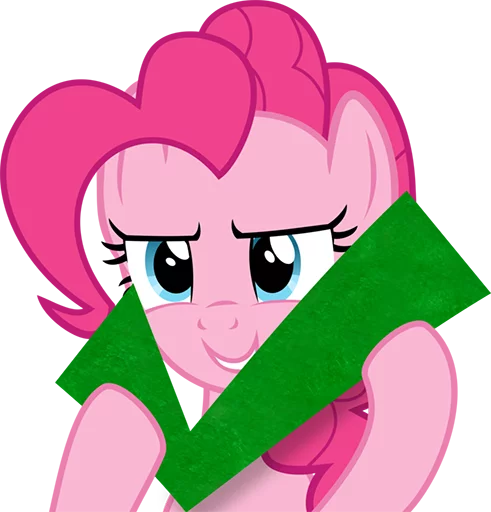 😈 Стикер «Pinki Pie Pony» для Telegram