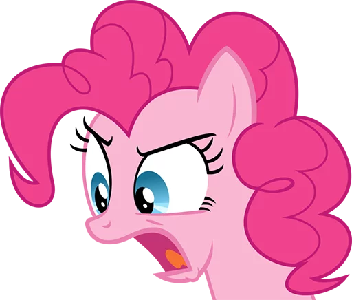 😤 Стикер «Pinki Pie Pony» для Telegram