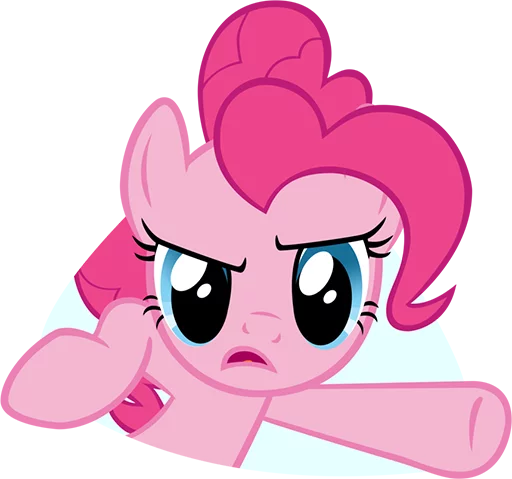 😠 Стикер «Pinki Pie Pony» для Telegram