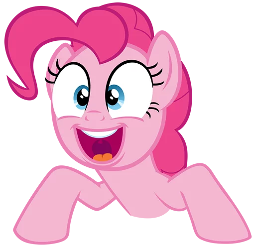 😃 Стикер «Pinki Pie Pony» для Telegram
