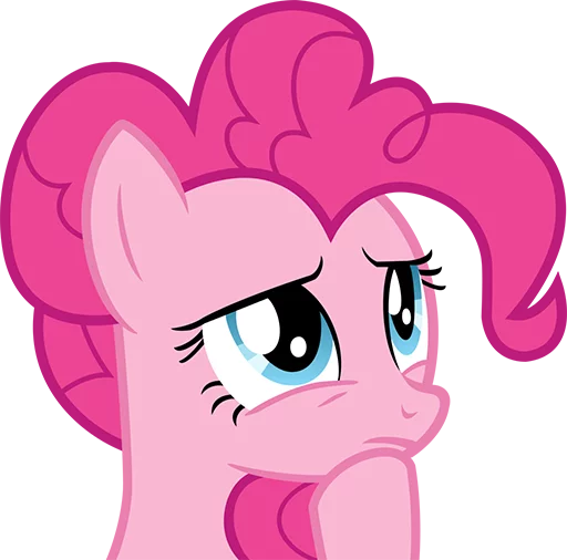 🤔 Стикер «Pinki Pie Pony» для Telegram