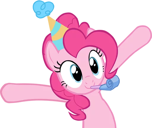 😃 Стикер «Pinki Pie Pony» для Telegram