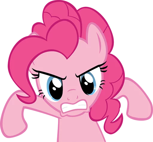 😤 Стикер «Pinki Pie Pony» для Telegram