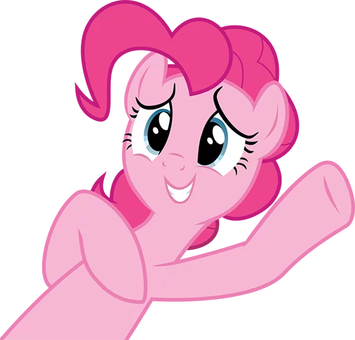 😅 Стикер «Pinki Pie Pony» для Telegram