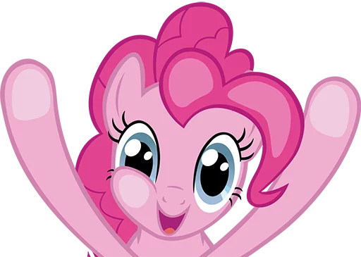 😃 Стикер «Pinki Pie Pony» для Telegram