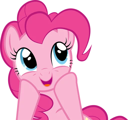 😃 Стикер «Pinki Pie Pony» для Telegram