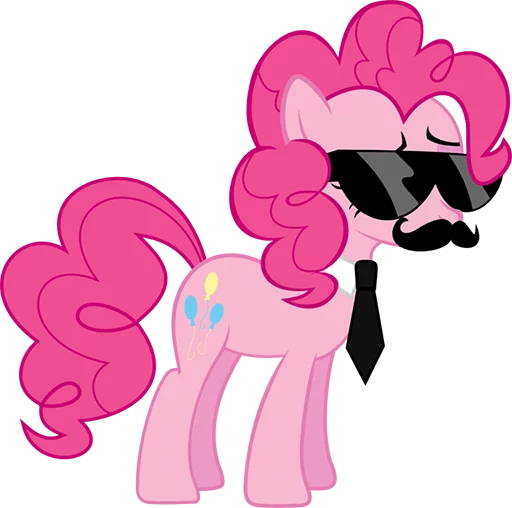 😎 Стикер «Pinki Pie Pony» для Telegram