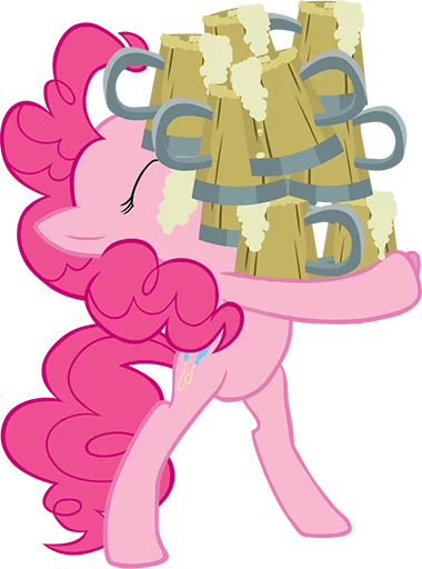 😁 Стикер «Pinki Pie Pony» для Telegram