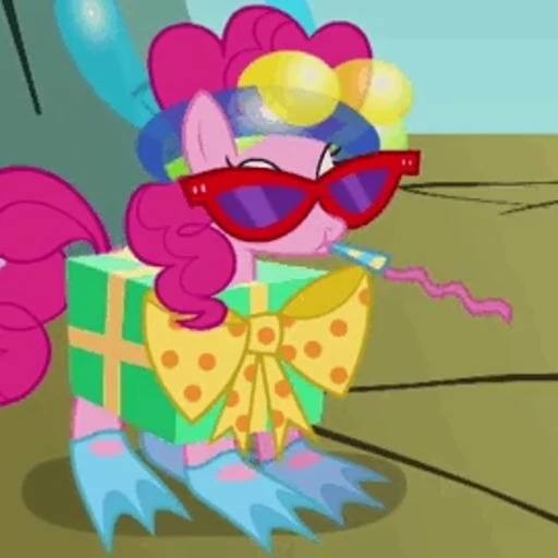 🥳 Стикер «Pinkie Pie animated» для Telegram