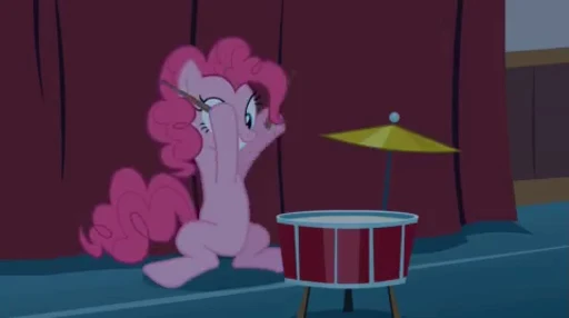 🥁 Стикер «Pinkie Pie animated» для Telegram