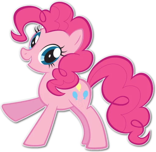 Стикерпак Pinkie Pie Division для Telegram