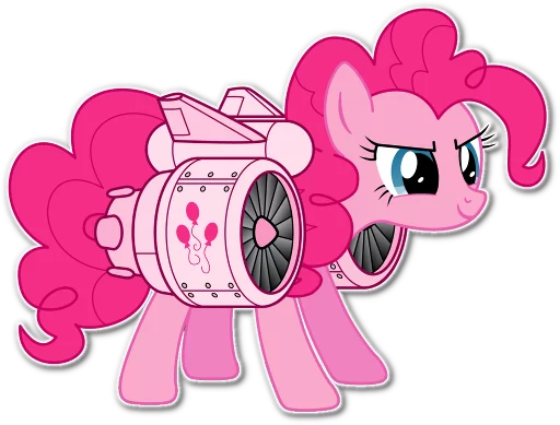 👼 Стикер «Pinkie Pie Division» для Telegram
