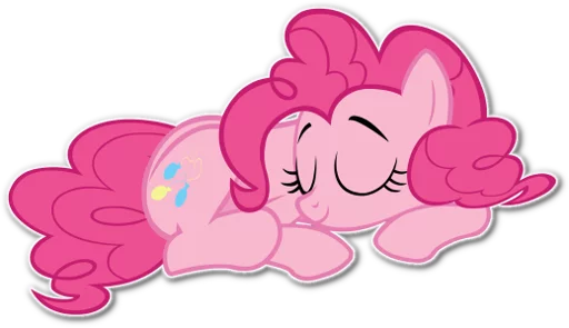 😴 Стикер «Pinkie Pie Division» для Telegram