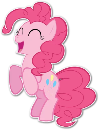 😀 Стикер «Pinkie Pie Division» для Telegram