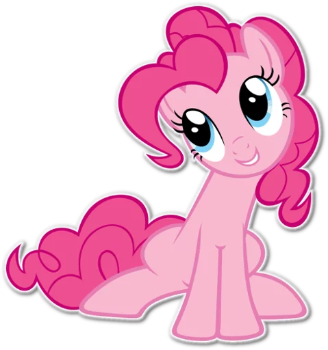 😏 Стикер «Pinkie Pie Division» для Telegram