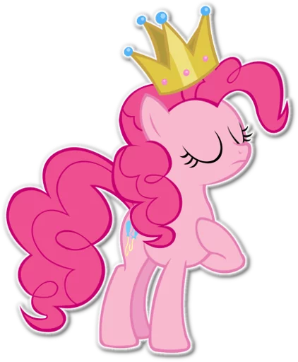👑 Стикер «Pinkie Pie Division» для Telegram