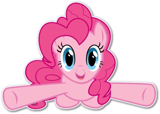 😋 Стикер «Pinkie Pie Division» для Telegram