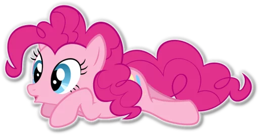 😦 Стикер «Pinkie Pie Division» для Telegram