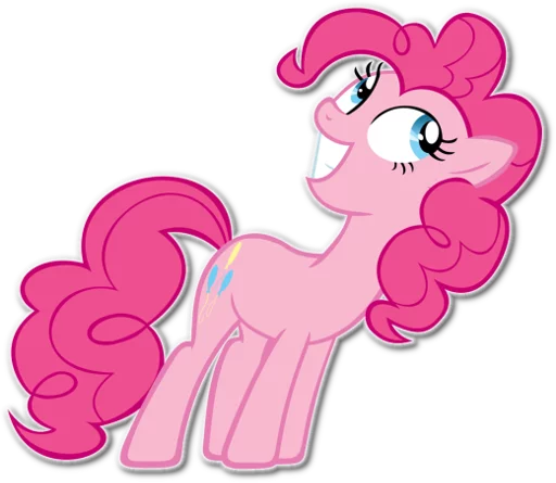 😏 Стикер «Pinkie Pie Division» для Telegram