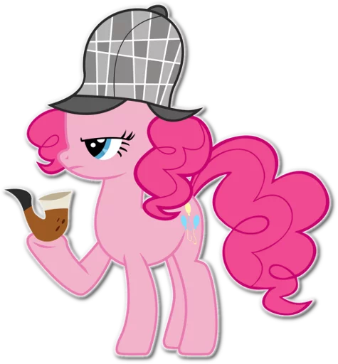🚬 Стикер «Pinkie Pie Division» для Telegram