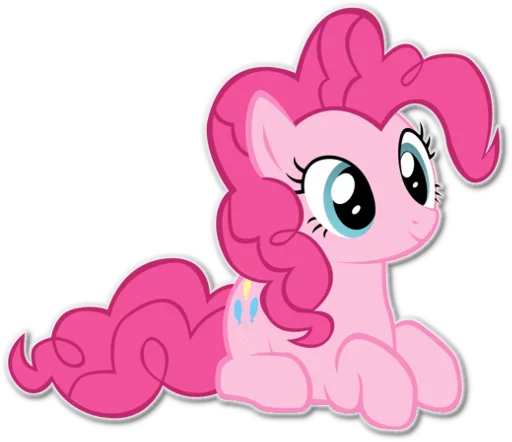 😐 Стикер «Pinkie Pie Division» для Telegram