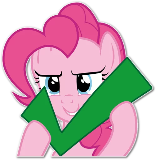 ✔ Стикер «Pinkie Pie Division» для Telegram
