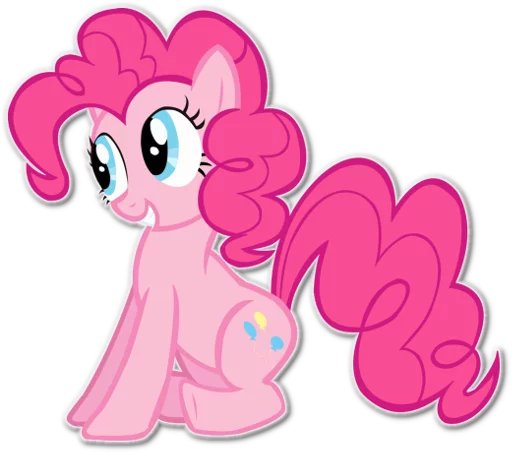 ☺️ Стикер «Pinkie Pie Division» для Telegram